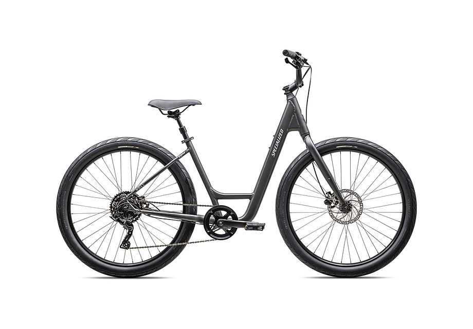 2025 Specialized Roll 3.0 Low Entry Bike Satin Smoke / Satin Morning Mist Reflective M