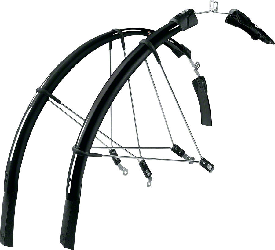 SKS Raceblade Long Fender Set 700 x 18-25: Black