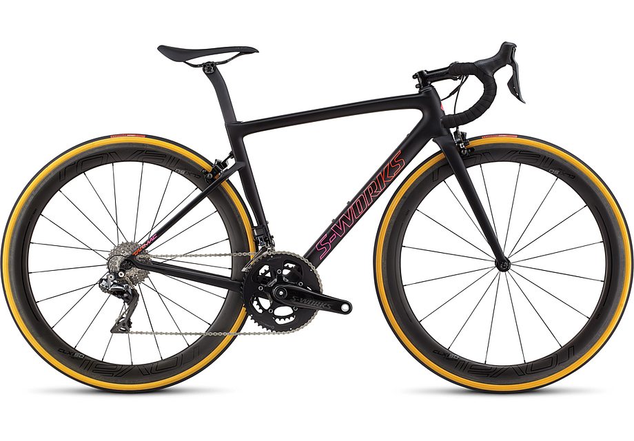 Specialized S-Works Tarmac Wmn Sl6 Di2 Satin Gloss Monocoat Black/Acid Purple/Rocket Red Fade 56