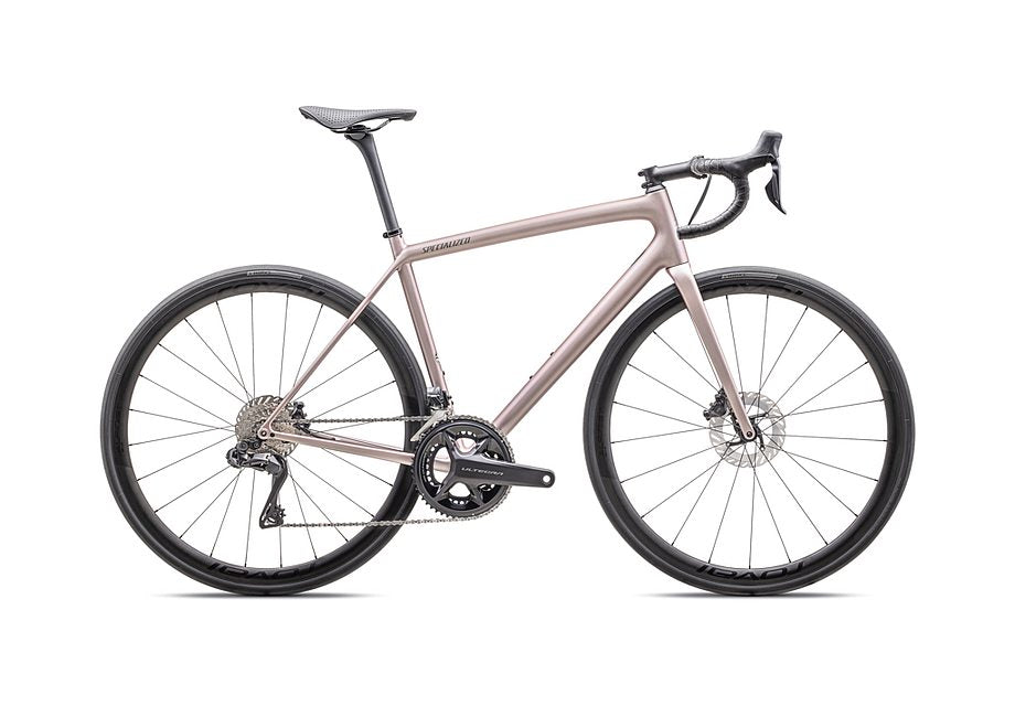 2025 Specialized Aethos Pro Udi2 Bike Gloss Champagne / Smoke 61