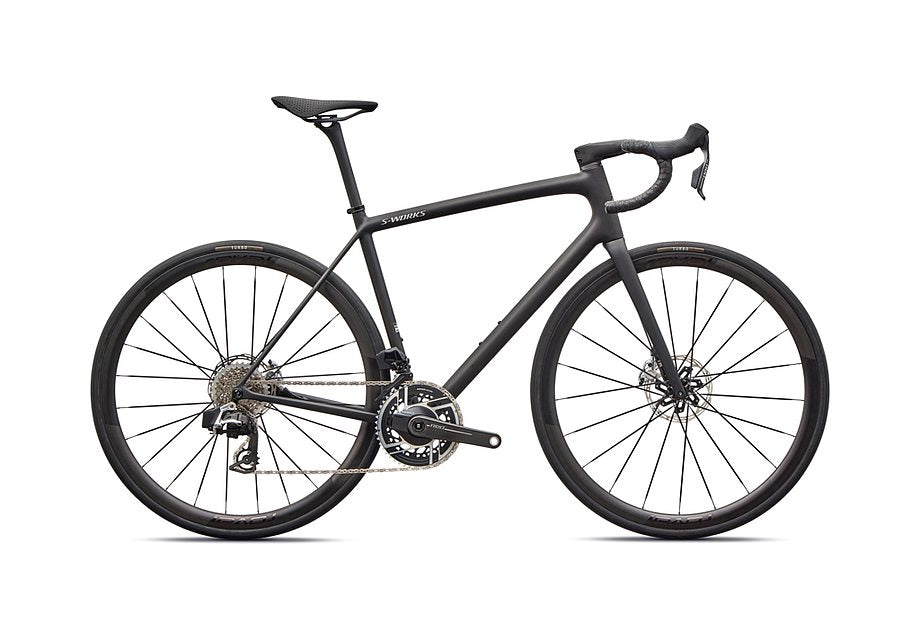 2026 Specialized Aethos S-Works Axs Bike Satin Carbon / Gloss Dolomite Metallic 52