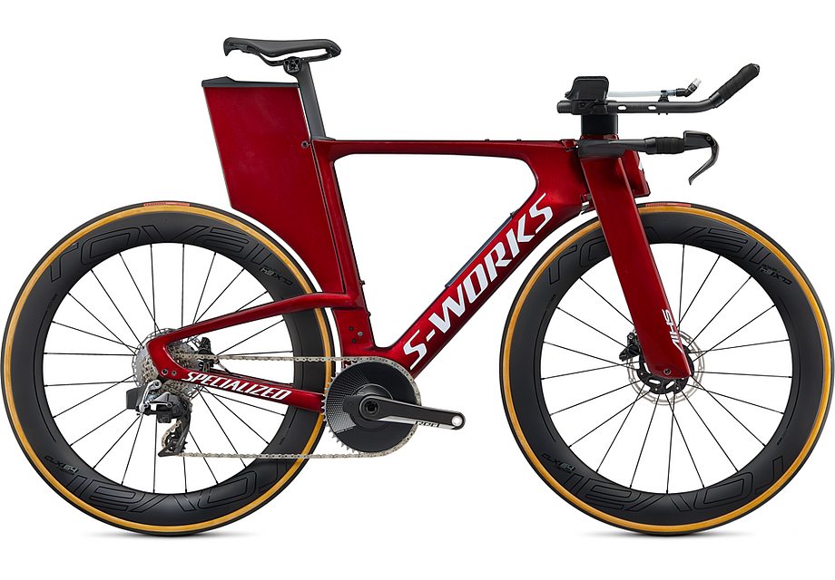 Specialized Shiv S-Works Disc Etap Gloss Metallic Crimson/Dove Grey Xs