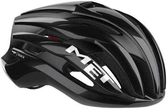 MET Trenta Helmet - Black/Red Gloss Large