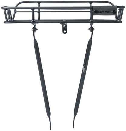 Basil Portland Front Rack Aluminum Black