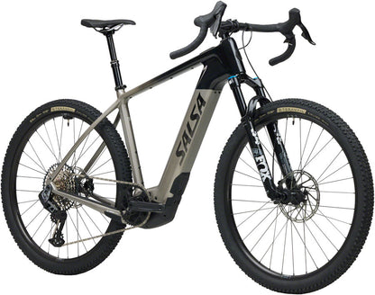 Salsa Tributary C Rival GX AXS Transmission SUS Ebike - 29" Carbon Charcoal/BLK Large