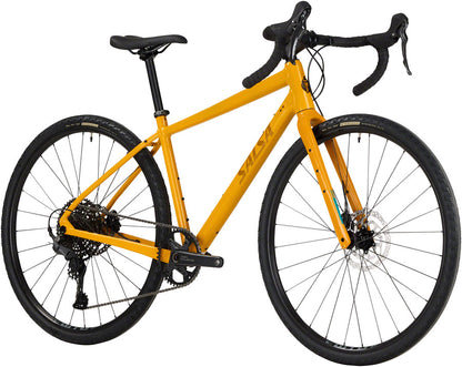 Salsa Journeyer Drop Bar Cues 1x11 Bike - 700c Aluminum Mustard 57cm