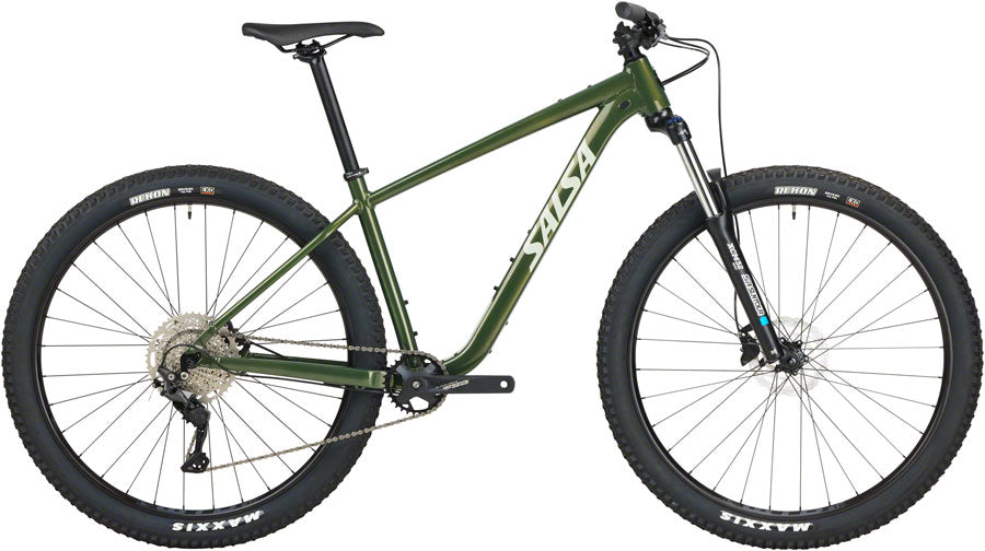 Salsa Rangefinder Deore 10 29 Bike - 29" Aluminum Dark Moss Green Small
