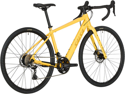 Salsa Confluence Drop Bar GRX 600 2x Ebike - 700c Aluminum Yellow 57cm