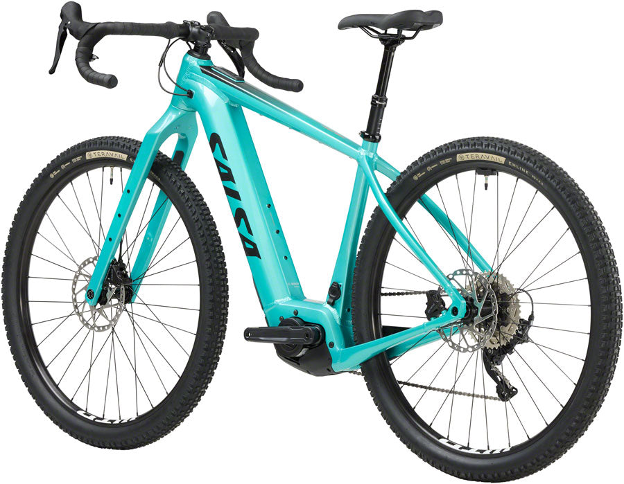 Salsa Tributary GRX 600 Ebike - 29" Aluminum Teal Small