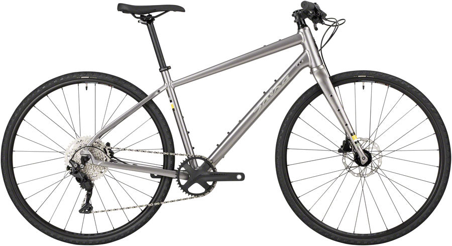 Salsa Journeyer Flat Bar Deore 10 700 Bike - 700c Aluminum Ash Grey MD