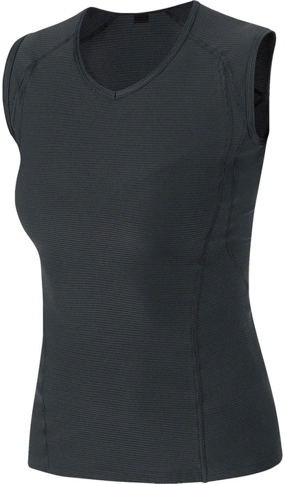 Gorewear M Base Layer Sleeveless Shirt - Black Women's Large