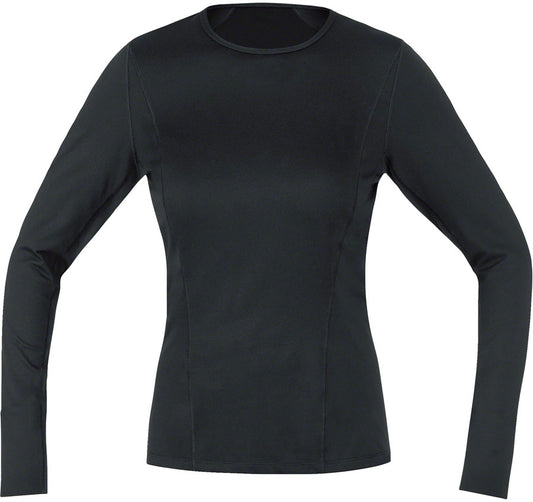 Gorewear Base Layer Thermo Long Sleeve Shirt - Black Womens Small