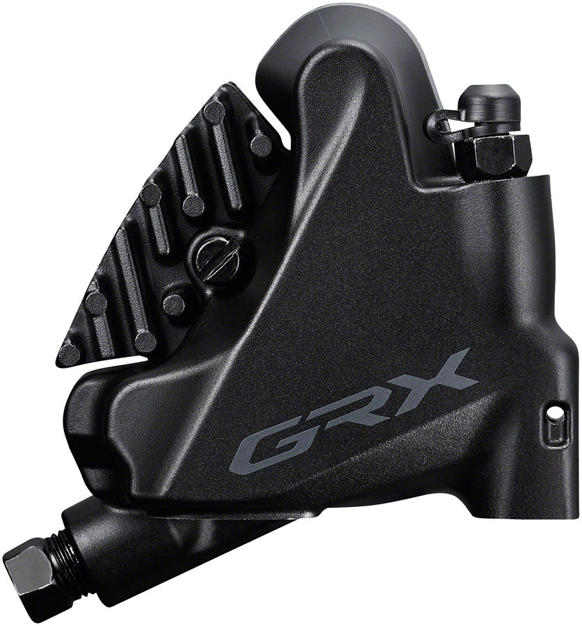 Shimano GRX ST-RX600 Shift/Brake Lever BR-RX400 Hydraulic Disc Brake Caliper - Right/Rear 11-Speed Flat Mount Caliper BLK