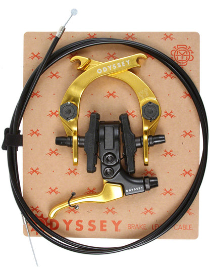 Odyssey EVO 2.5 U-Brake and Lever Kit - Anodized Gold