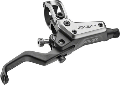 TRP EVO Pro HD-M9040 Disc Brake Lever - Right/Front Rear 1900mm Hose Post Mount 4-Piston Gray