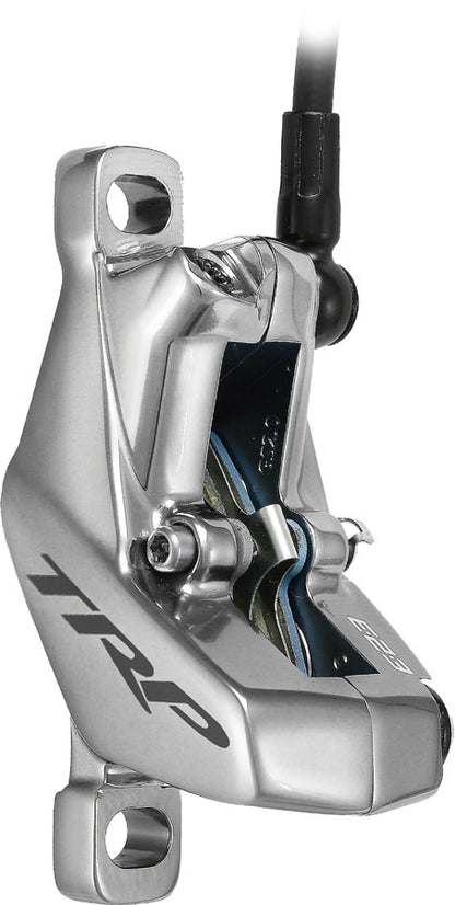 TRP EVO Pro HD-M9040 Disc Brake Lever - Right/Front Rear 1900mm Hose Post Mount 4-Piston Gray