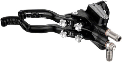 Hope Tech 3 X2 Duo Disc Brake Lever - Right Hand Front Rear Hydraulic Post Mount BLK