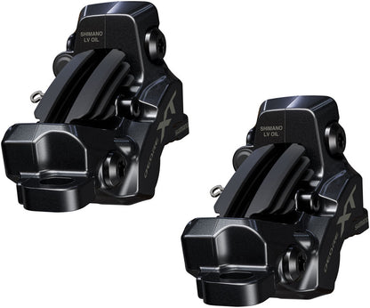 Shimano Deore XT M8200/8220 Disc Brake Upgrade Kit - Right Left BL-M8200 Levers Post Mount Front Rear BR-M8220 4-Piston Calipers