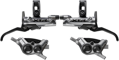 Shimano XTR M9220 Enduro Disc Brake Upgrade Kit - Right Left BL-M9220 Levers Post Mount Front Rear BR-M9220 4-Piston Calipers