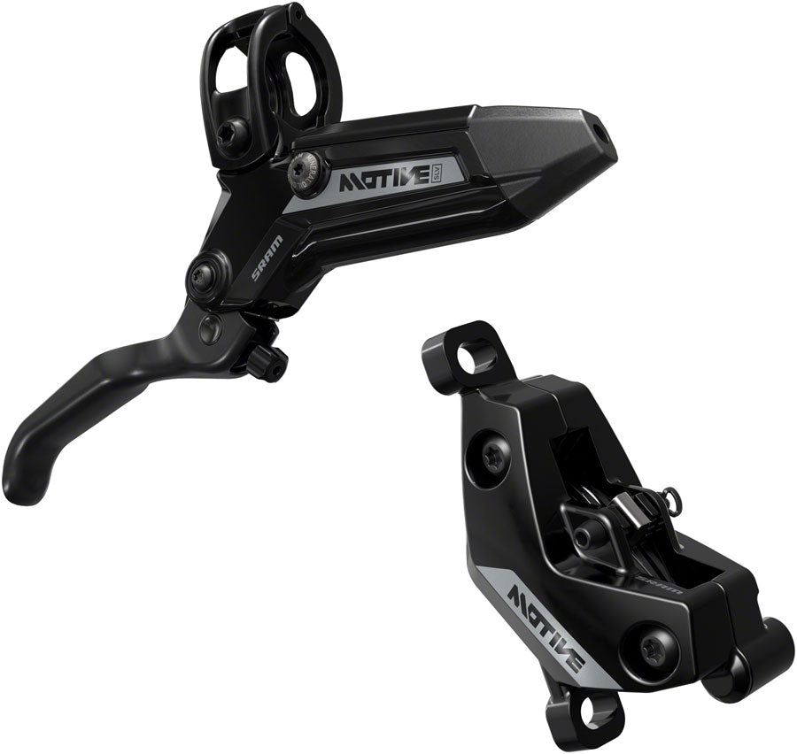 SRAM Motive Silver Disc Brake Lever - Front 950mm Hose Post Mount 4-Piston Aluminum Lever BLK A1