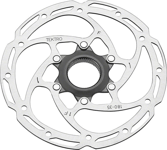 Tektro TR180-35 Disc Brake Rotor - 180mm Center-Lock 1.8mm Thickness