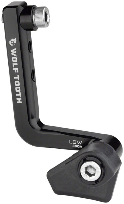 Wolf Tooth LoneWolf Aero Chainguide - 32t-50t Braze-On Low-Sweep For 1x Drivetrains Only BLK