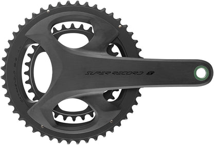 Campagnolo Super Record S Wireless Crankset - 165mm 12-Speed 50/34t Campy 121/88 Asym BCD Ultra Torque Spindle Carbon