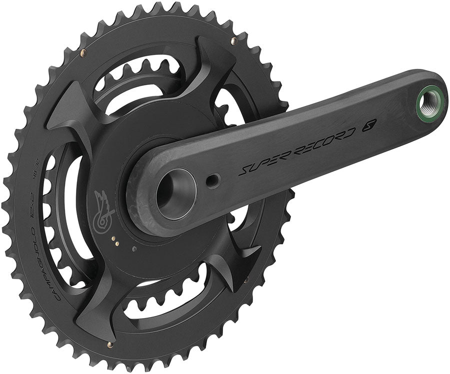 Campagnolo Super Record S Wireless Power Meter Crankset - 170mm 12-Speed 50/34t Campy 121/88 Asym BCD Ultra Torque Spindle Carbon