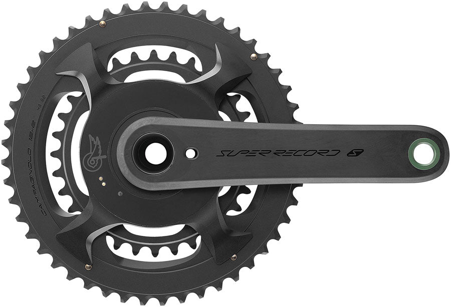 Campagnolo Super Record S Wireless Power Meter Crankset - 172.5mm 12-Speed 50/34t Campy 121/88 Asym BCD Ultra Torque Spindle Carbon