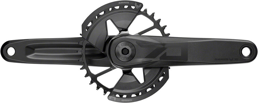 SRAM Eagle 70 T-Type Wide Crankset - 175mm 12-Speed 32t Chainring Direct Mount 2-Guards DUB Spindle Interface BLK