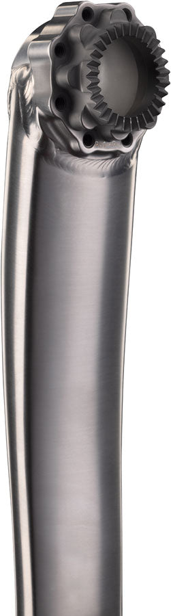 Cane Creek eeWings Mountain Titanium Crankset - 165mm 8-Bolt Direct Mount 30mm Spindle Brushed Titanium