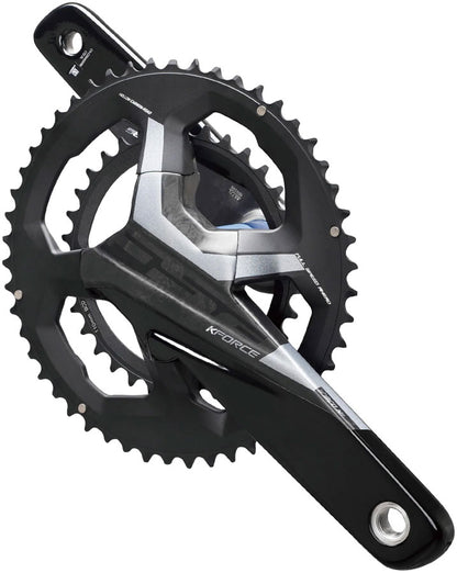 FSA K-Force Crankset 2x 52/36T Chainrings 172.5mm Arm Length 110BCD 386EVO Spindle – BLK