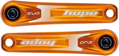 Hope Evo Crankset - 170mm Direct Mount 30mm Spindle For 135/142/141/148mm Rear Spacing Orange