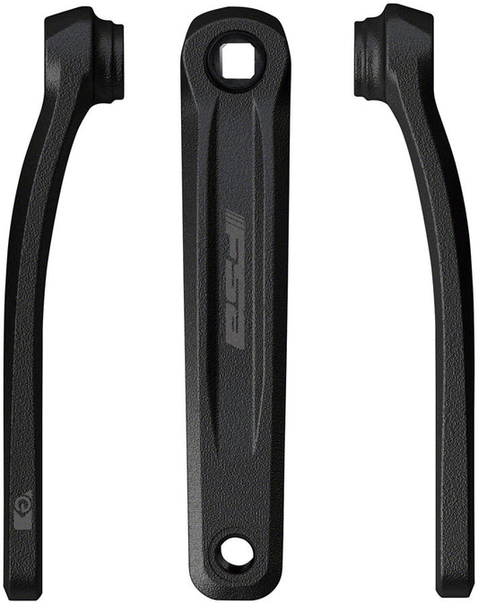 Full Speed Ahead CK-320 Ebike Crank Arm Set - 170mm JIS w/o bolts Black