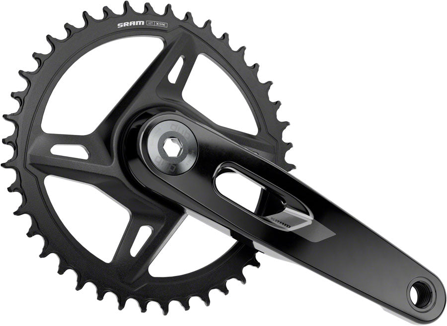 SRAM Rival 1x XPLR Wide Crankset - 160mm 12/13-Speed 42t 8-Bolt Direct Mount DUB Spindle BLK E1