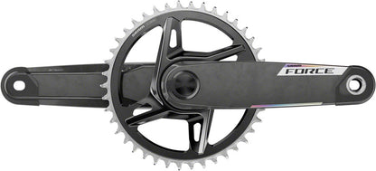 SRAM Force 1x XPLR AXS Power Meter Wide Crankset - 165mm 12/13-Speed 42t 8-Bolt Direct Mount DUB PM Spindle Carbon E1