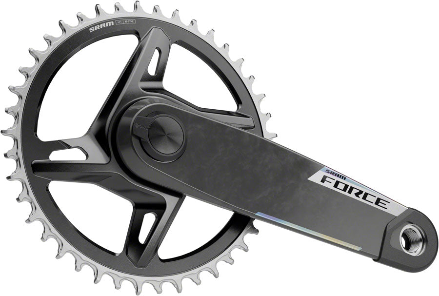 SRAM Force 1x XPLR AXS Power Meter Wide Crankset - 175mm 12/13-Speed 42t 8-Bolt Direct Mount DUB PM Spindle Carbon E1