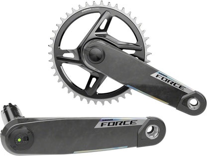 SRAM Force 1x XPLR AXS Power Meter Wide Crankset - 160mm 12/13-Speed 42t 8-Bolt Direct Mount DUB PM Spindle Carbon E1