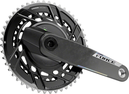 SRAM Force AXS Power Meter Crankset - 175mm 12-Speed 48/35t Thread Mount 8-Bolt PM Spider DUB Spindle Carbon E1
