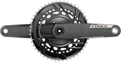 SRAM Force AXS Power Meter Crankset - 165mm 12-Speed 48/35t Thread Mount 8-Bolt PM Spider DUB Spindle Carbon E1