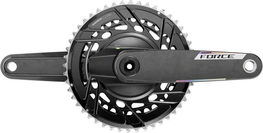 SRAM Force AXS Power Meter Crankset - 172.5mm 12-Speed 46/33t Thread Mount 8-Bolt PM Spider DUB Spindle Carbon E1