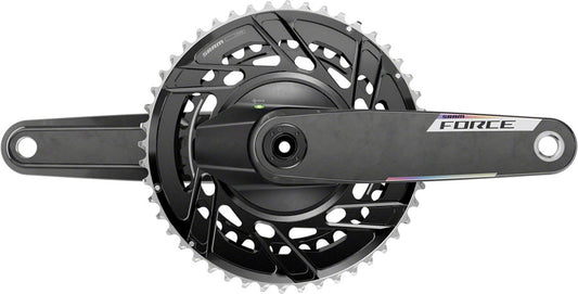 SRAM Force AXS Power Meter Crankset - 170mm 12-Speed 46/33t Thread Mount 8-Bolt PM Spider DUB Spindle Carbon E1