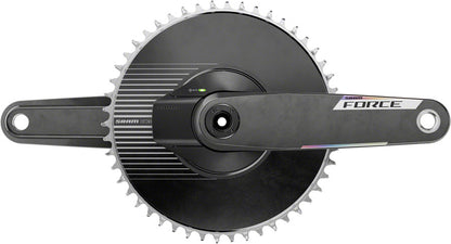 SRAM Force 1 AXS Power Meter Crankset - 165mm 12-Speed 50t Aero PM Chainring 8-Bolt Direct Mount DUB Spindle Carbon E1