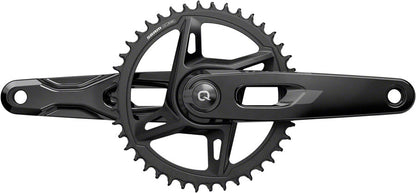 SRAM Rival 1x XPLR AXS Power Meter Wide Crankset - 172.5mm 12/13-Speed 42t 8-Bolt Direct Mount DUB PM Spindle BLK E1