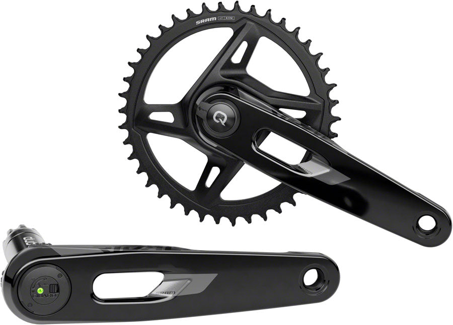 SRAM Rival 1x XPLR AXS Power Meter Wide Crankset - 160mm 12/13-Speed 42t 8-Bolt Direct Mount DUB PM Spindle BLK E1