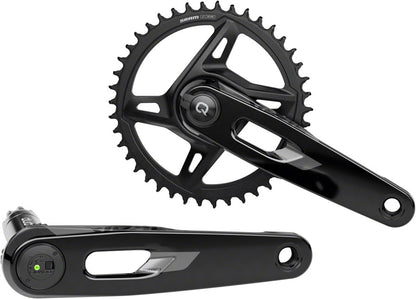 SRAM Rival 1x XPLR AXS Power Meter Wide Crankset - 170mm 12/13-Speed 42t 8-Bolt Direct Mount DUB PM Spindle BLK E1