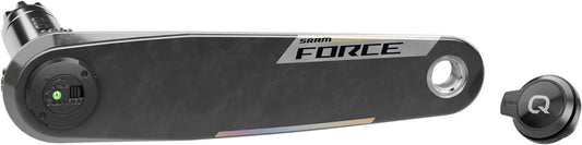 SRAM Force AXS Wide Left Crank Arm Power Meter Spindle Assembly - 165mm 12/13-Speed DUB PM Spindle Carbon E1