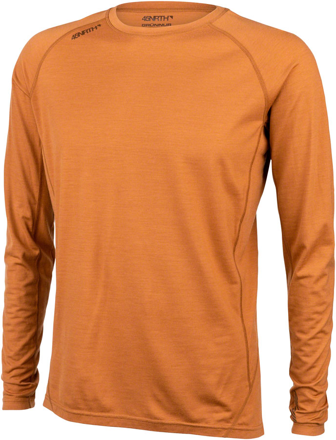 45NRTH Grunnur Wool Base Layer - Men's Cedar Sunrise Medium