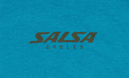 Salsa Lone Pine Men's T-Shirt - Teal Small