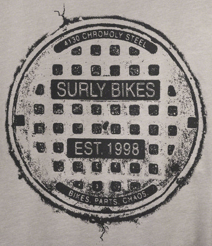 Surly The Ultimate Frisbee Men's T-Shirt - Gray Small
